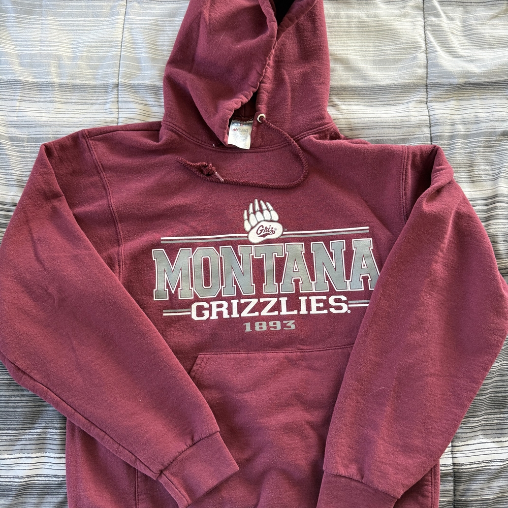Montana Grizzlies Maroon Hoodie